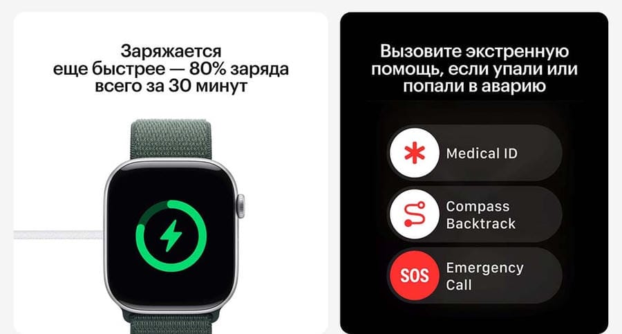 Apple Watch Series 10, 42 мм корпус из титана цвета «Slate», ремешок Milanese Loop цвета «Slate»