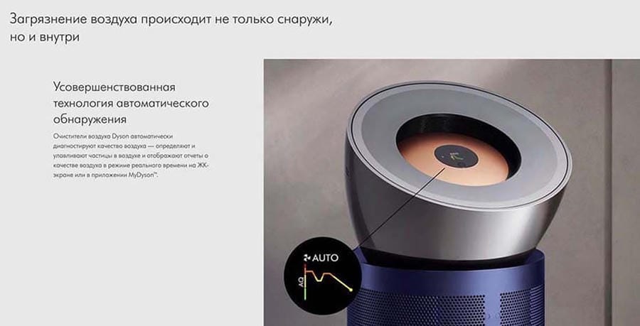 Очиститель воздуха Dyson Purifier Big+Quiet Formaldehyde BP03 Nickel/Prussian, синий-никель