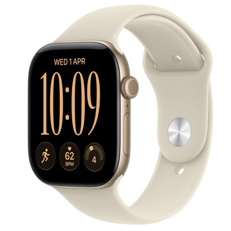 Apple Watch Series 12 Light Gold Aluminum, Sand Sport Band